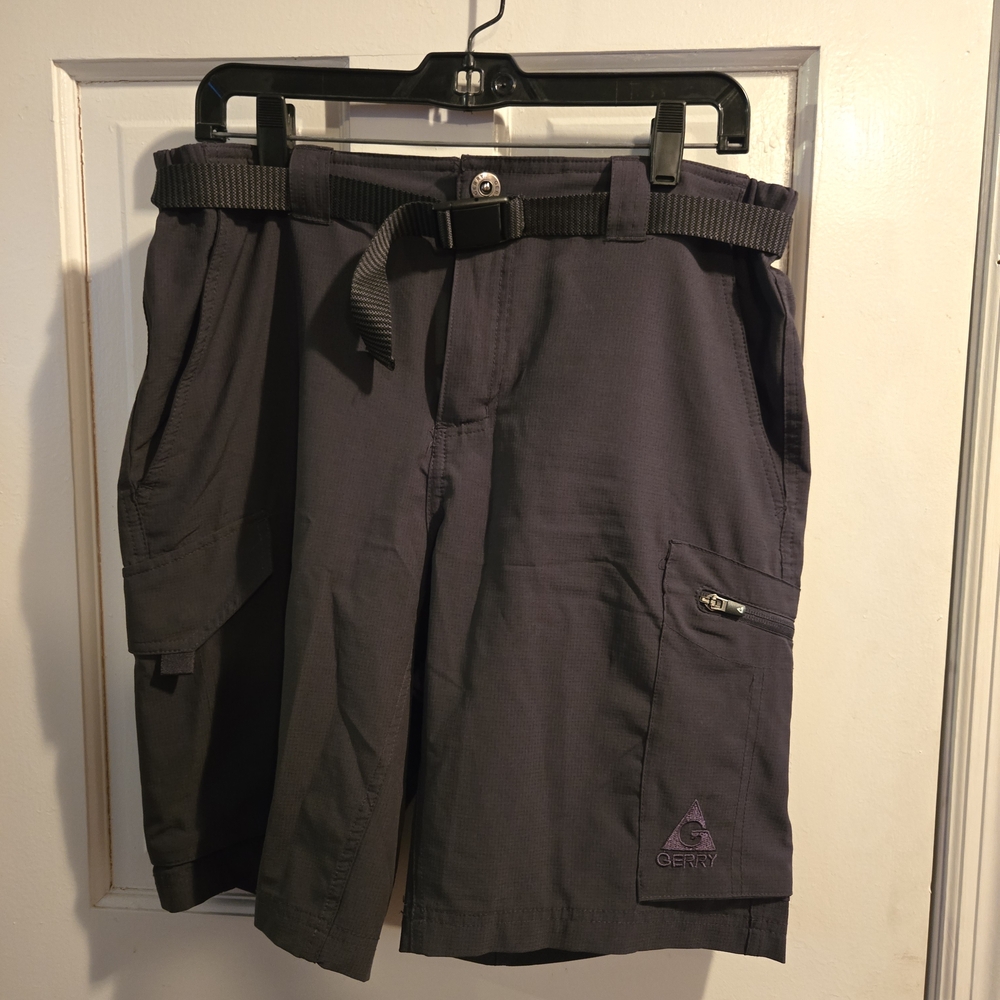 Gerry Weber Men's Dark Gray Cargo Shorts